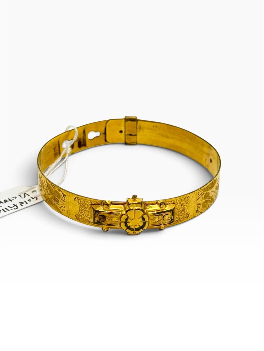 Vintage Victorian Gold-Filled Engraved Bracelet